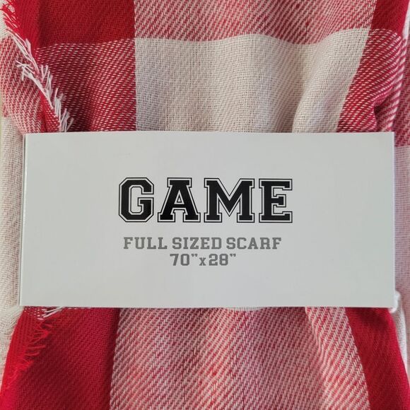 Ross Sportswear GAME Indiana University Red and White Full Sized Scarf - Picture 6 of 7